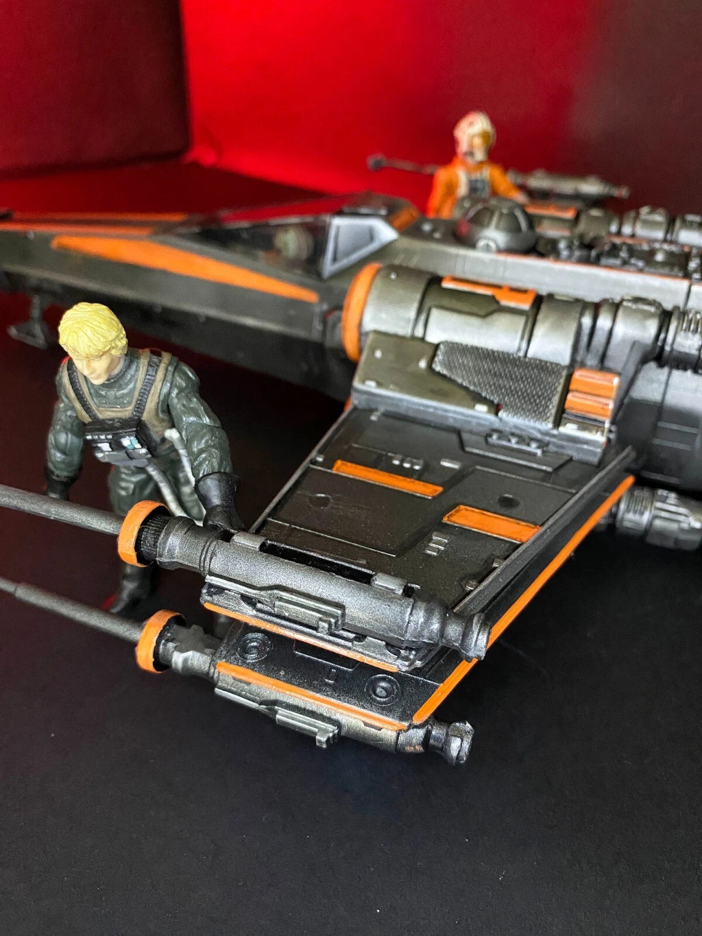 Star Wars X Wing Fighter Vintage Kenner Custom ROTJ Death Star Battle Fighter