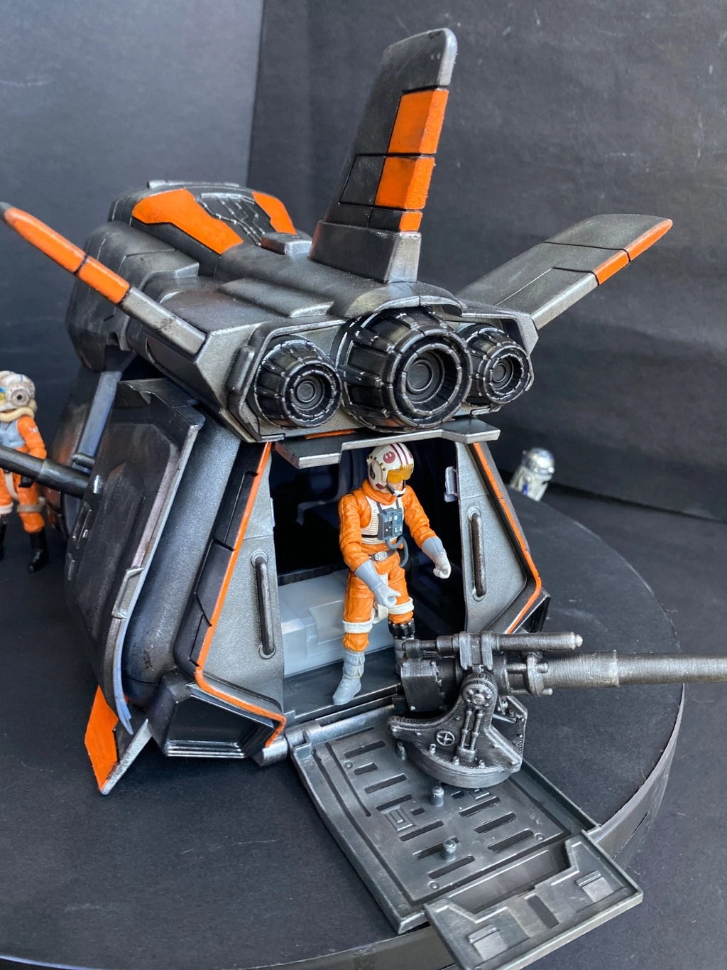 Star Wars Shuttle Gunship Transport Andor Rogue One Clone Wars vintage Custom