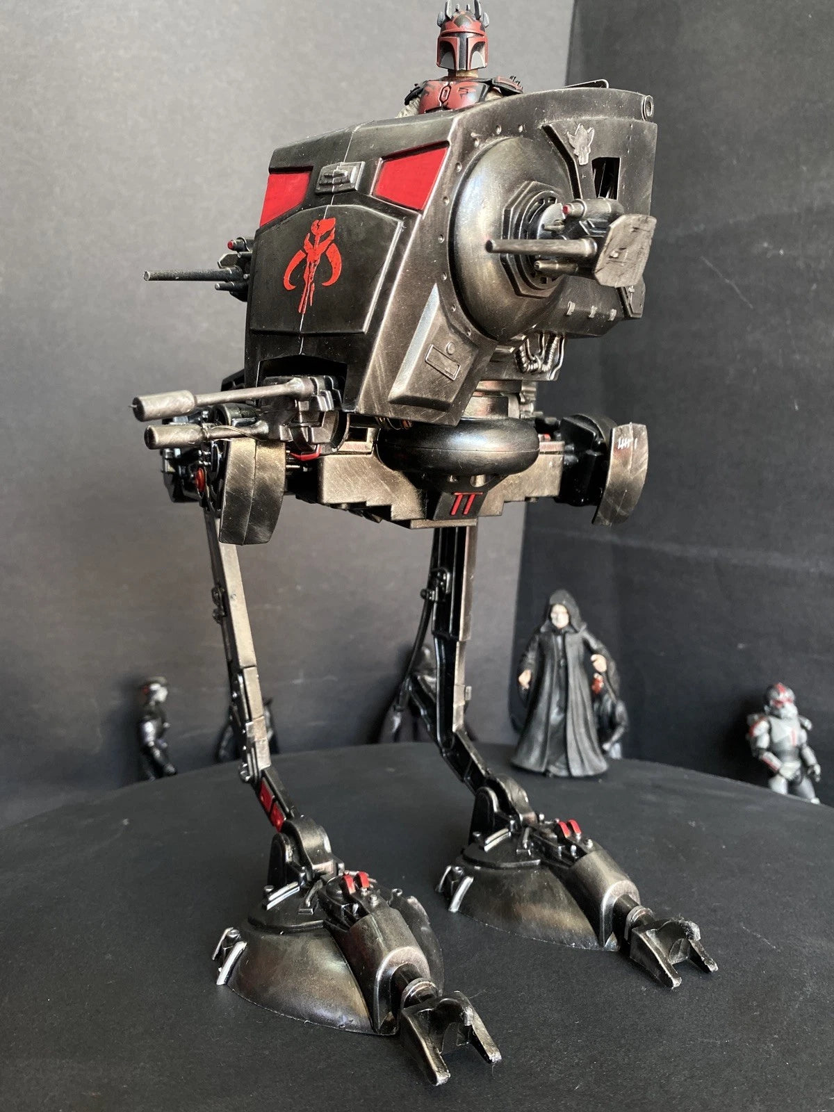 Sith Walker “MYTHOS-STRIDER” Custom AT-ST Mustafar Exegol Black Series Kenner