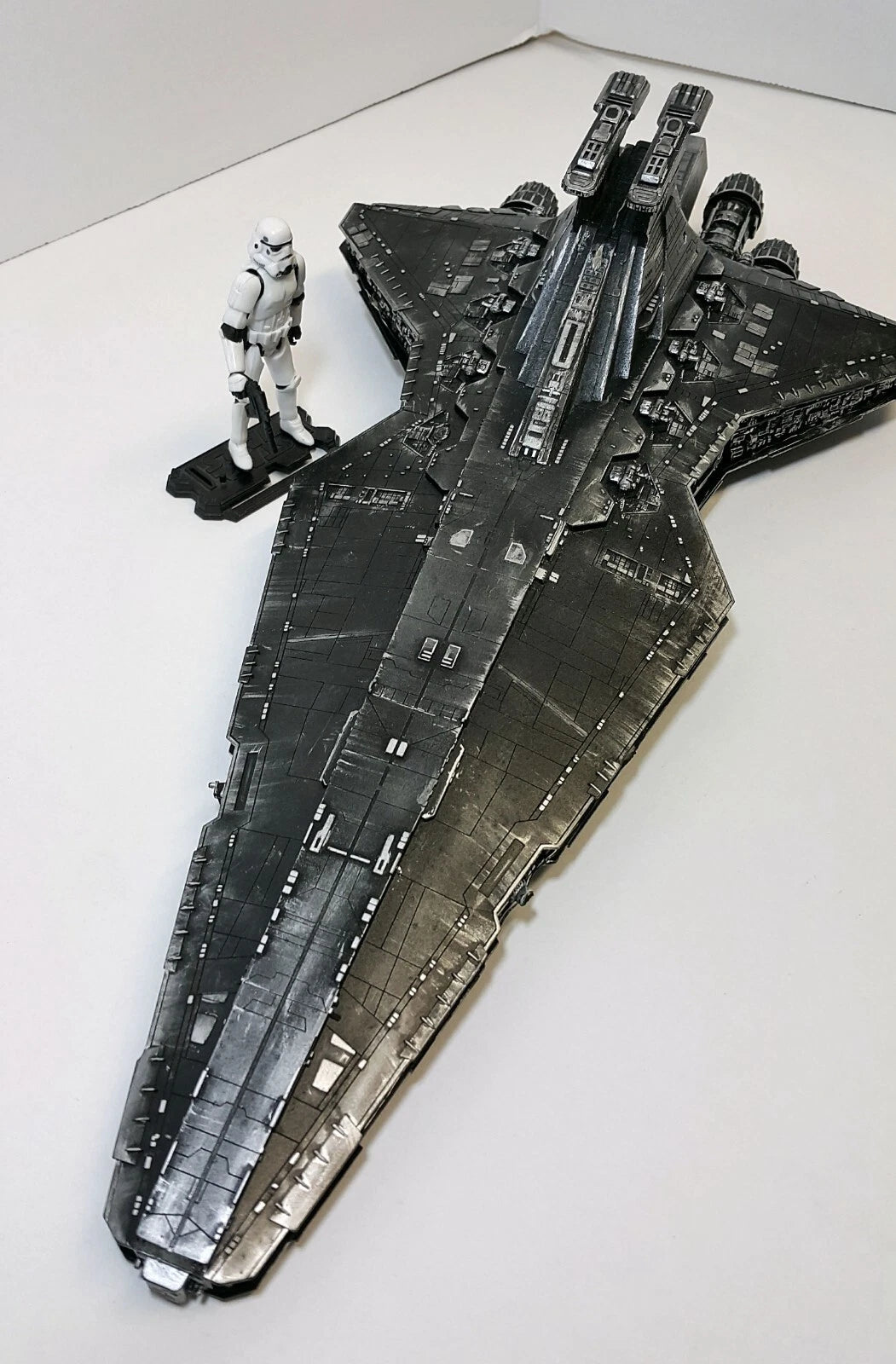Rare Star Wars Star Destroyer New Hope Empire Vintage Kenner Collectible Custom - view 3