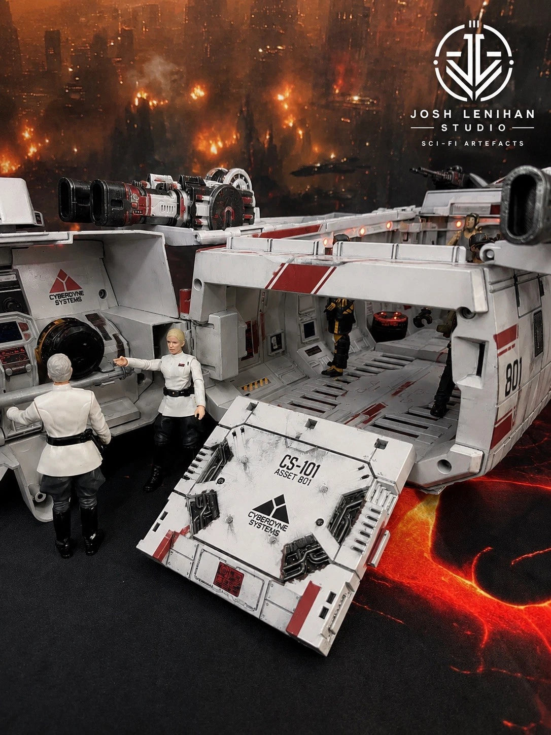 Terminator commission Hunter Killer Skynet Cyberdyne Kenner Custom Diorama