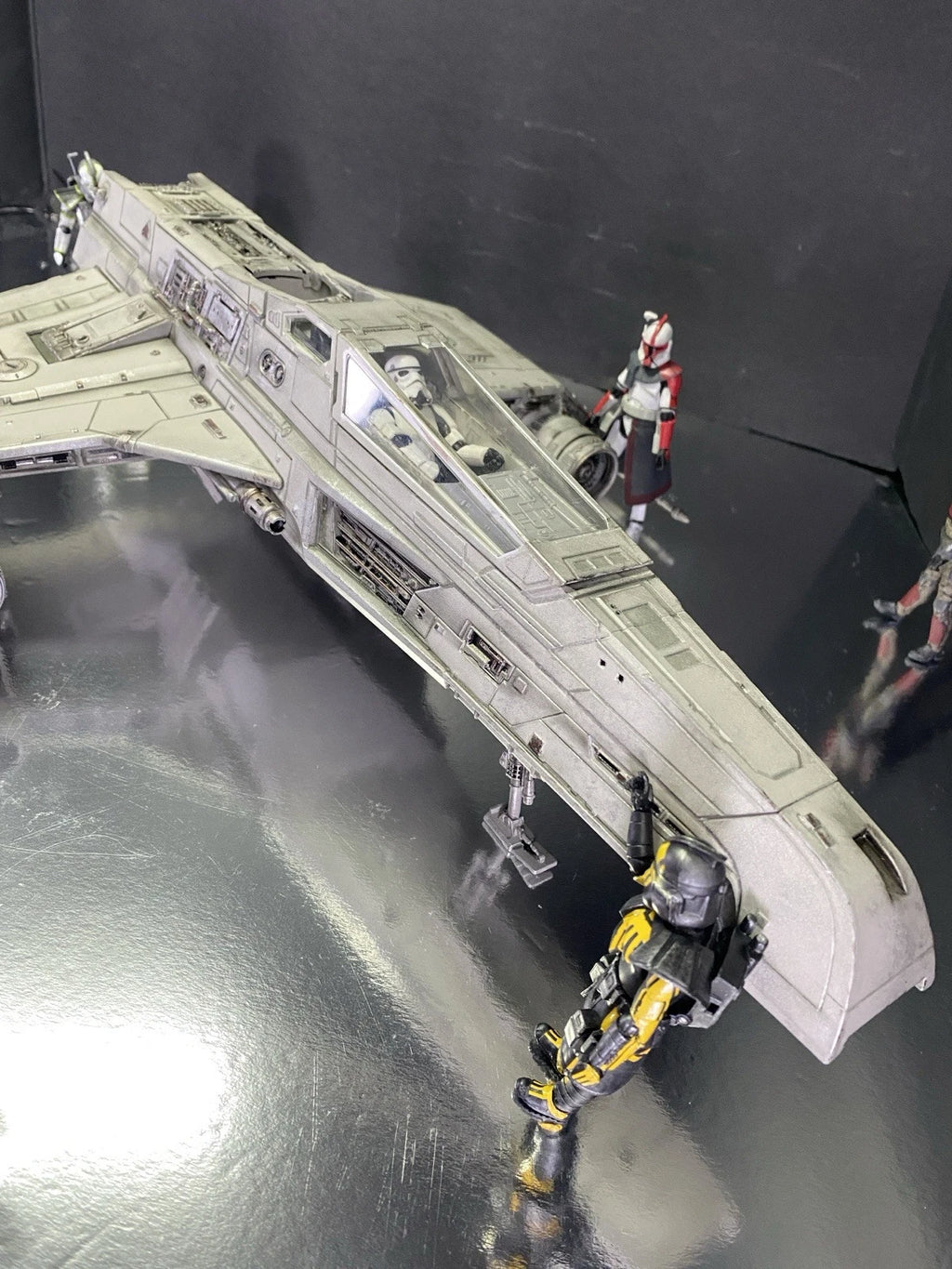 T-52 E-Wing Ghost Hound Imperial Interceptor Star Wars Andor Kenner Collectible
