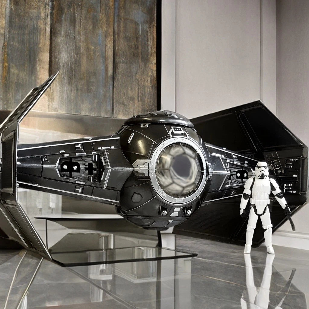 Obsidian Talon – Star Wars Andor Tie Fighter Imperial Interceptor Vintage Custom - view 3