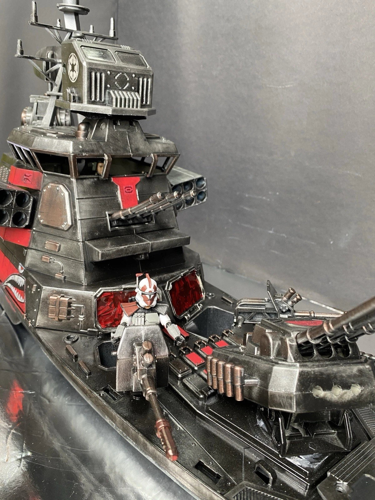Custom Cobra Ironclad River Fortress Gunboat | G.I. Joe 3.75” Scale | Handmade