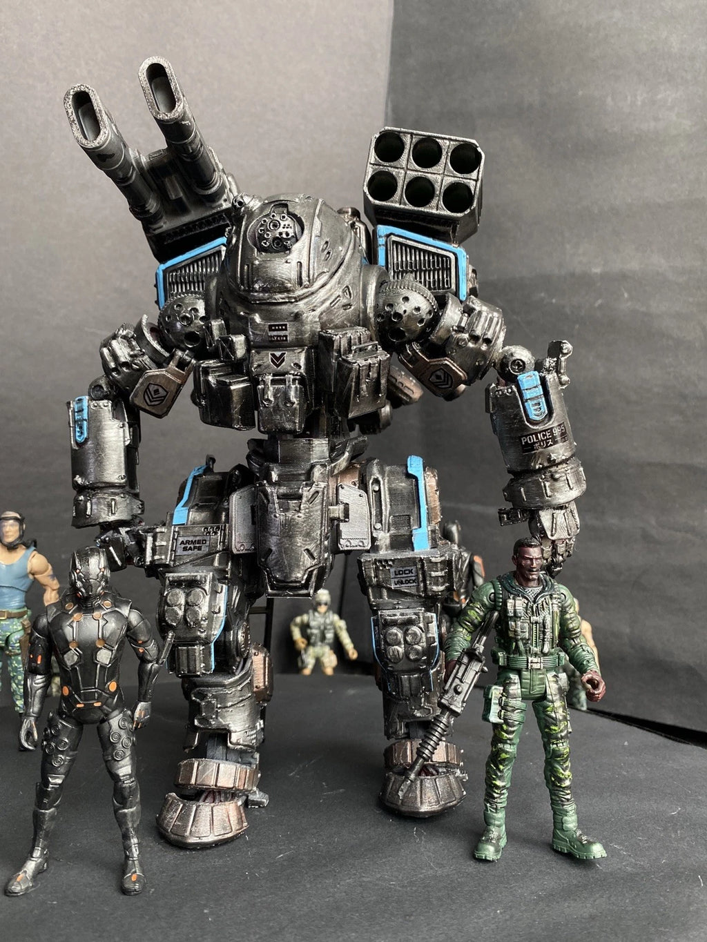 Cobra SIEGEFRAME OS-221 Urban Exo Custom Heavy Walker GI Joe vintage collectible