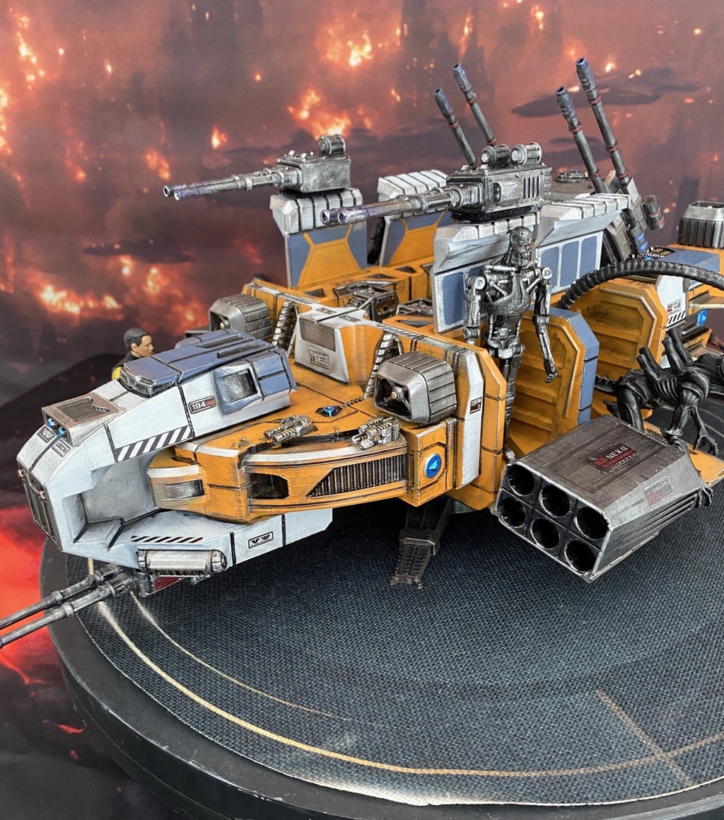 Aliens USCM NEX-8 Xeno Containment Dropship Diorama Romulus Vehicle Custom