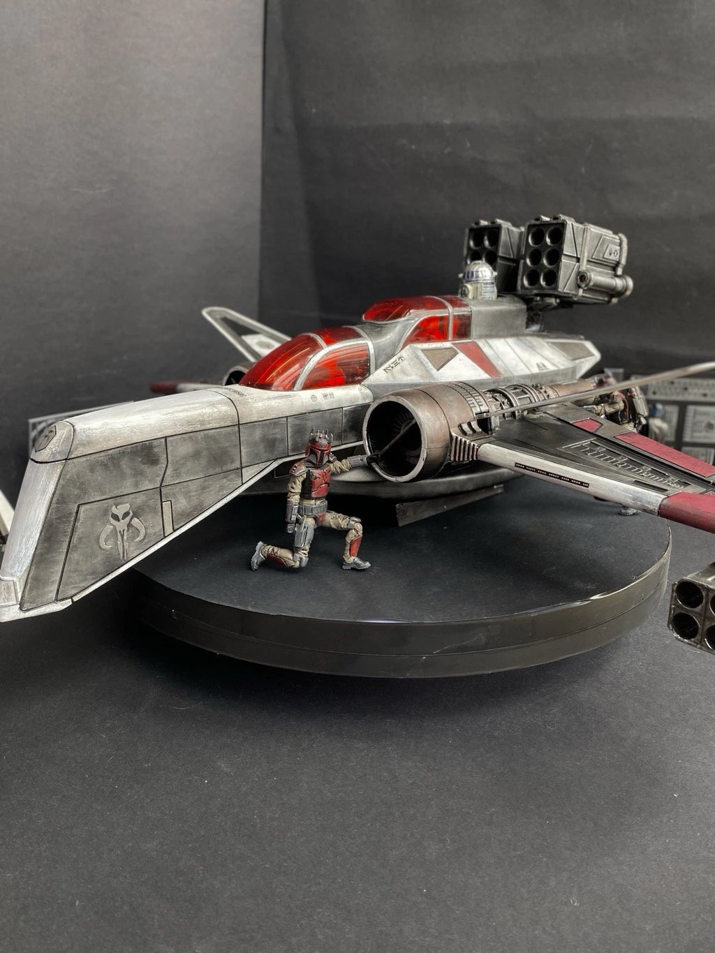 “Red Wraith” Mandalorian ARC 170 Starfighter Star Wars Andor Republic Vintage