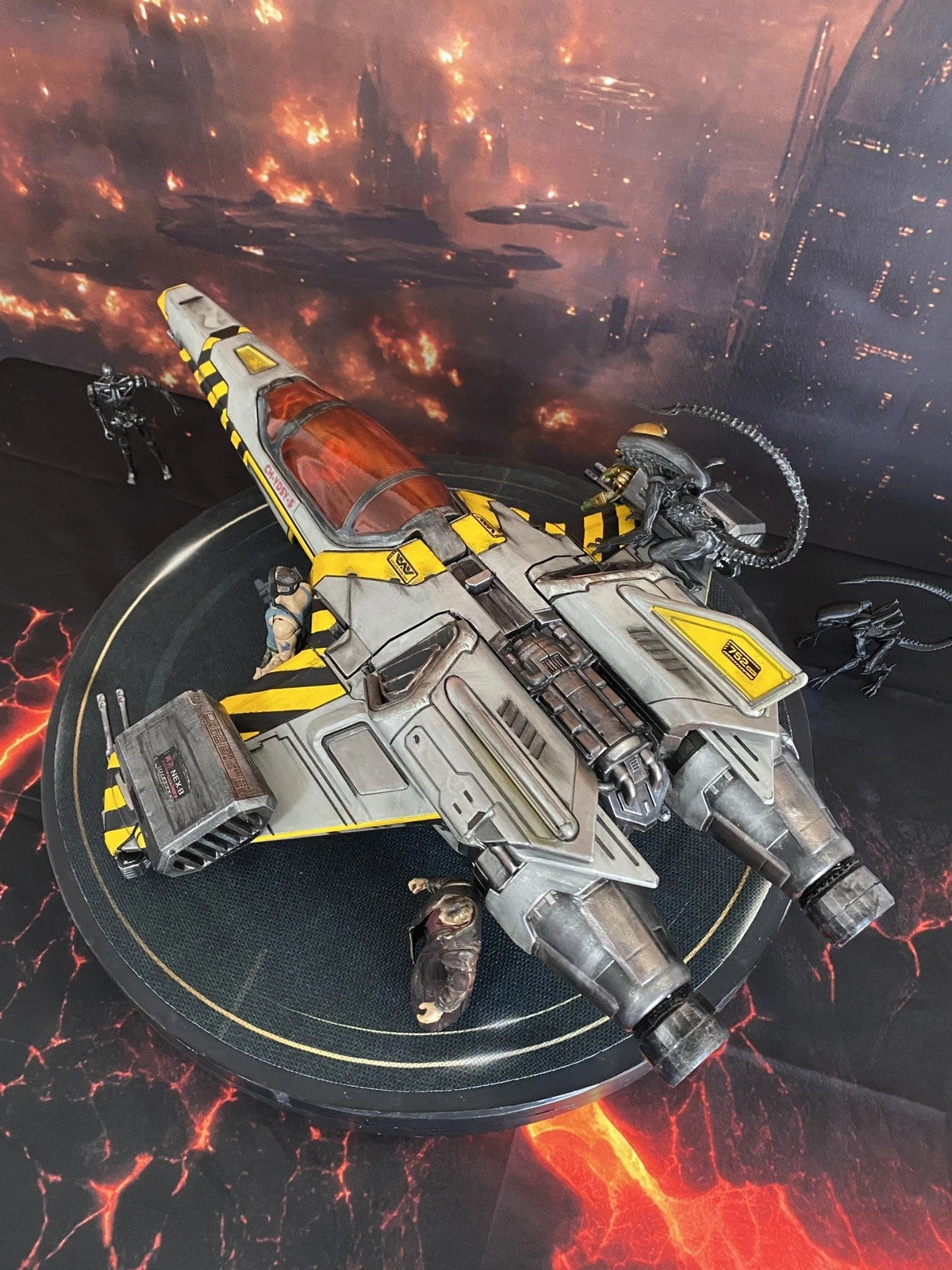 OCP Hellstreak Urban Suppression Interceptor LED Custom vintage RoboCop Display