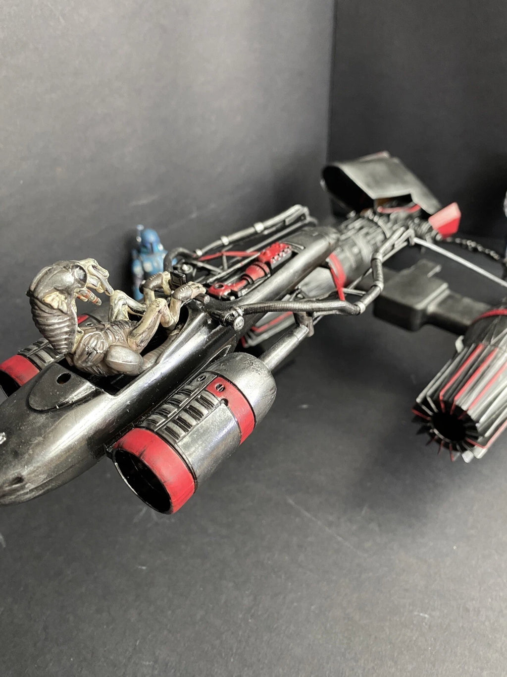 Star Wars Death Watch Pod Racer Original 1999 Kenner Vintage Black Series Empire - view 12