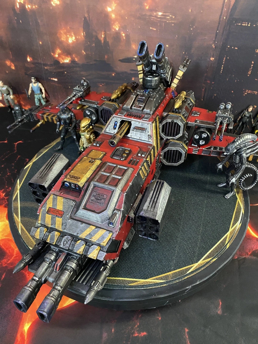 Aliens Predator WEYLAND-YUTANI “OBSIDIAN CLAUSE” GUNSHIP |  Romulus Earth Custom