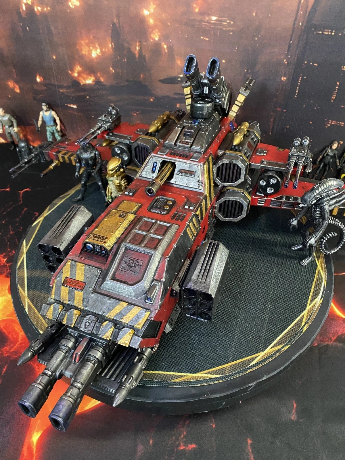 Aliens Predator WEYLAND-YUTANI “OBSIDIAN CLAUSE” GUNSHIP |  Romulus Earth Custom