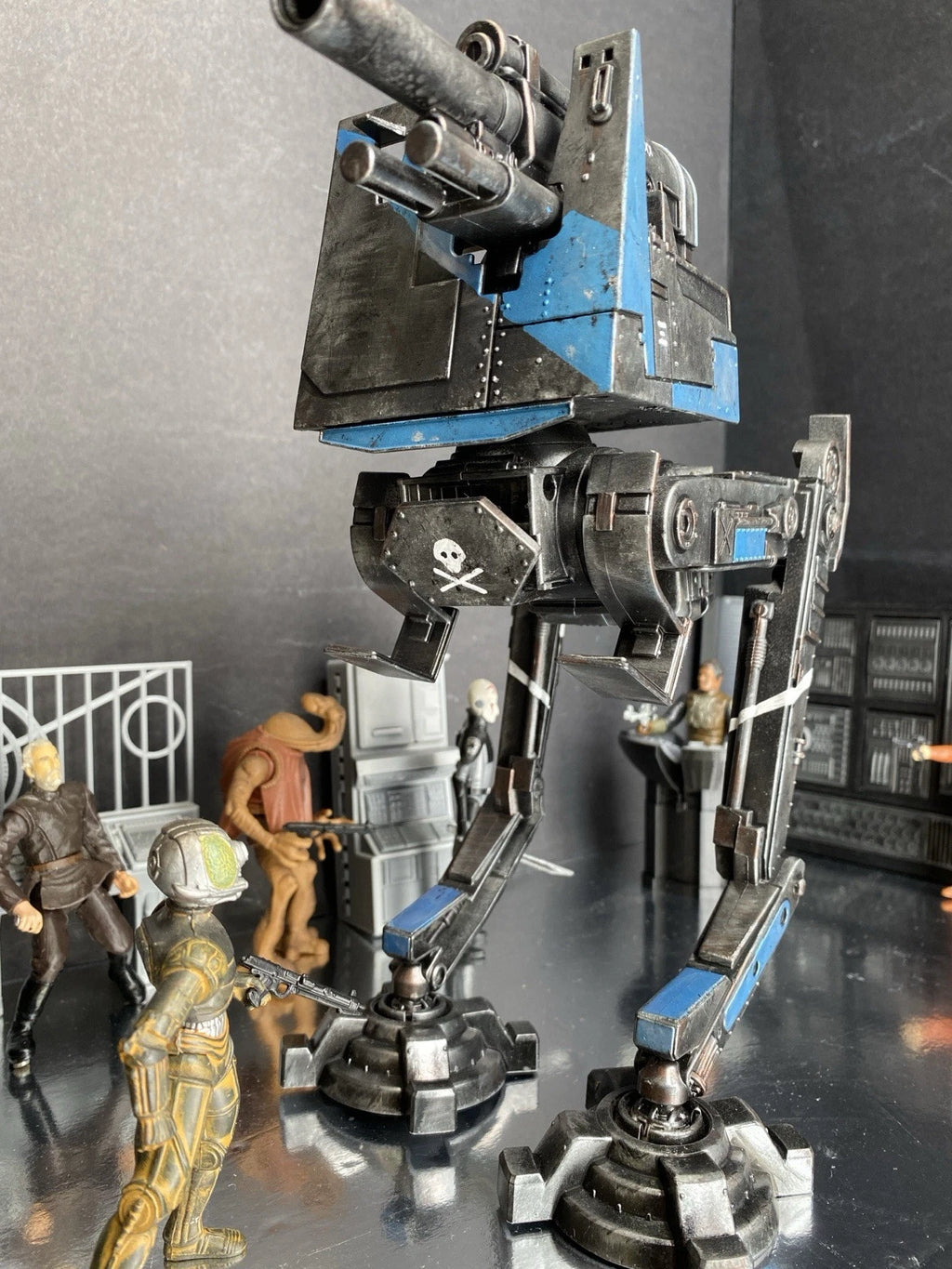 Blue Jackal Custom Imperial AT-DT War Walker 1:18 Hand-Painted One-Off Star Wars
