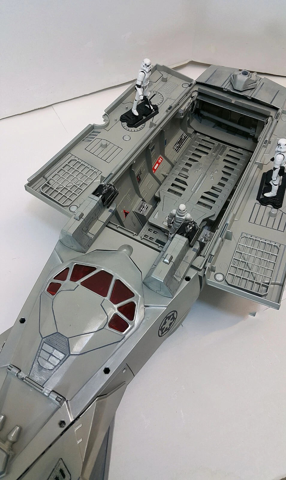 Imperial Recon Shuttle Ghostclaw Custom Andor Transport vintage Kenner Star Wars - view 19