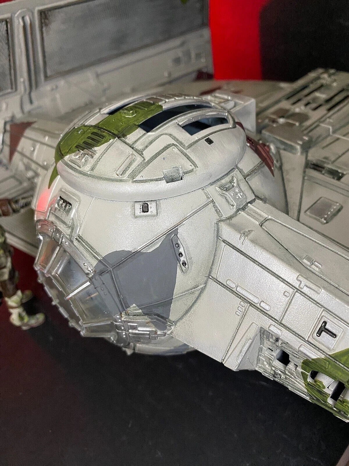 Star Wars Jungle Recon Tie Fighter Interceptor Sith Empire Vintage Kenner Custom - view 13