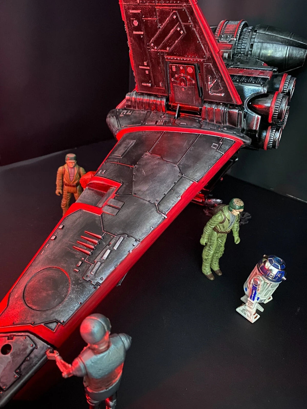 Star Wars Hellion Vortex B-wing Interceptor vintage Maul Shadow lord collectible - view 14