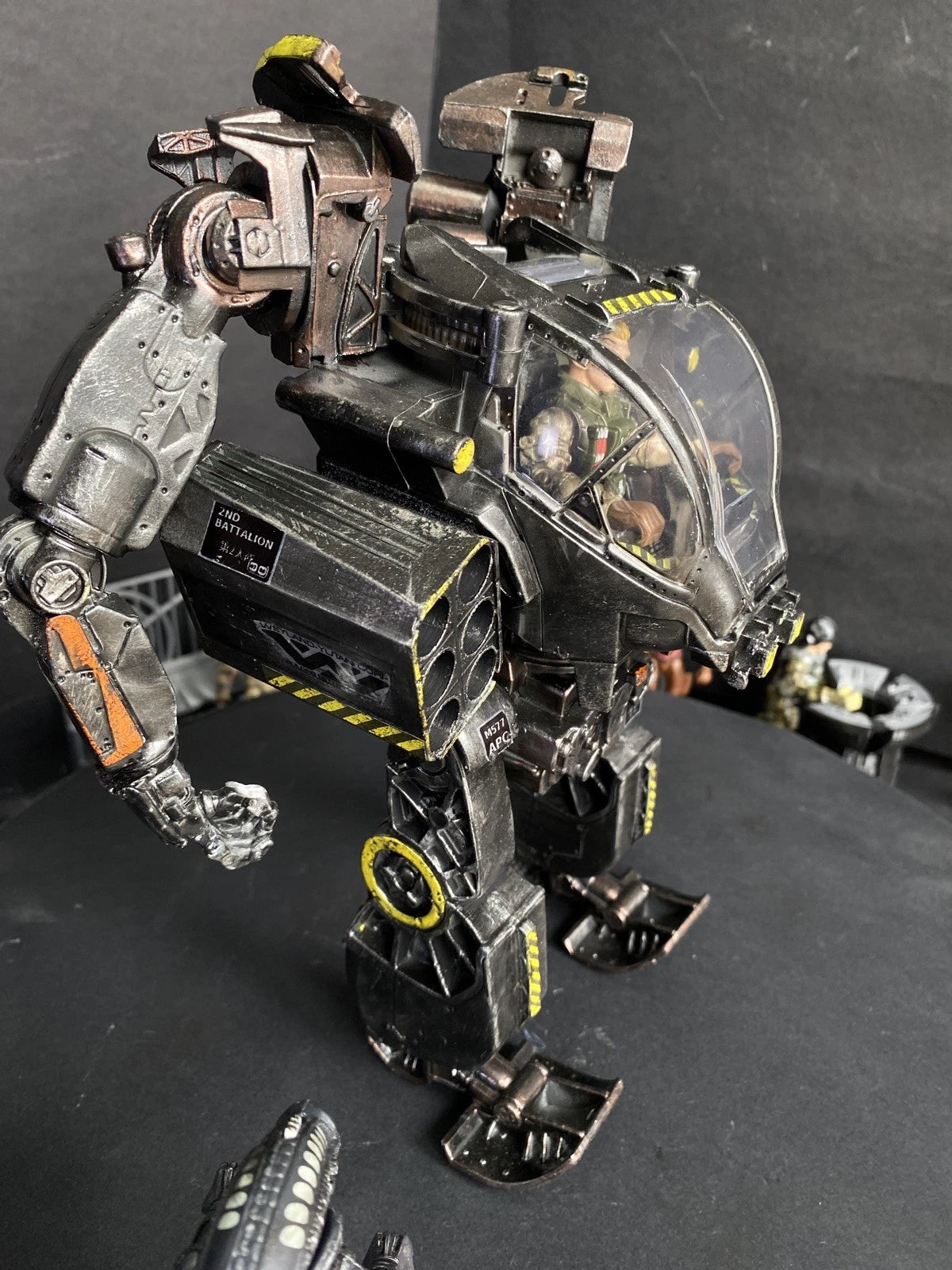 GI JOE COBRA CUSTOM SIEGE MECH WALKER 3.75 HASBRO VINTAGE VEHICLE COLLECTIBLE