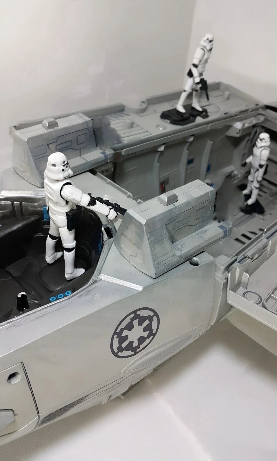 Cold Ember Imperial Shuttle - Hand-Painted Star Wars Andor Sith Empire Vintage - view 22