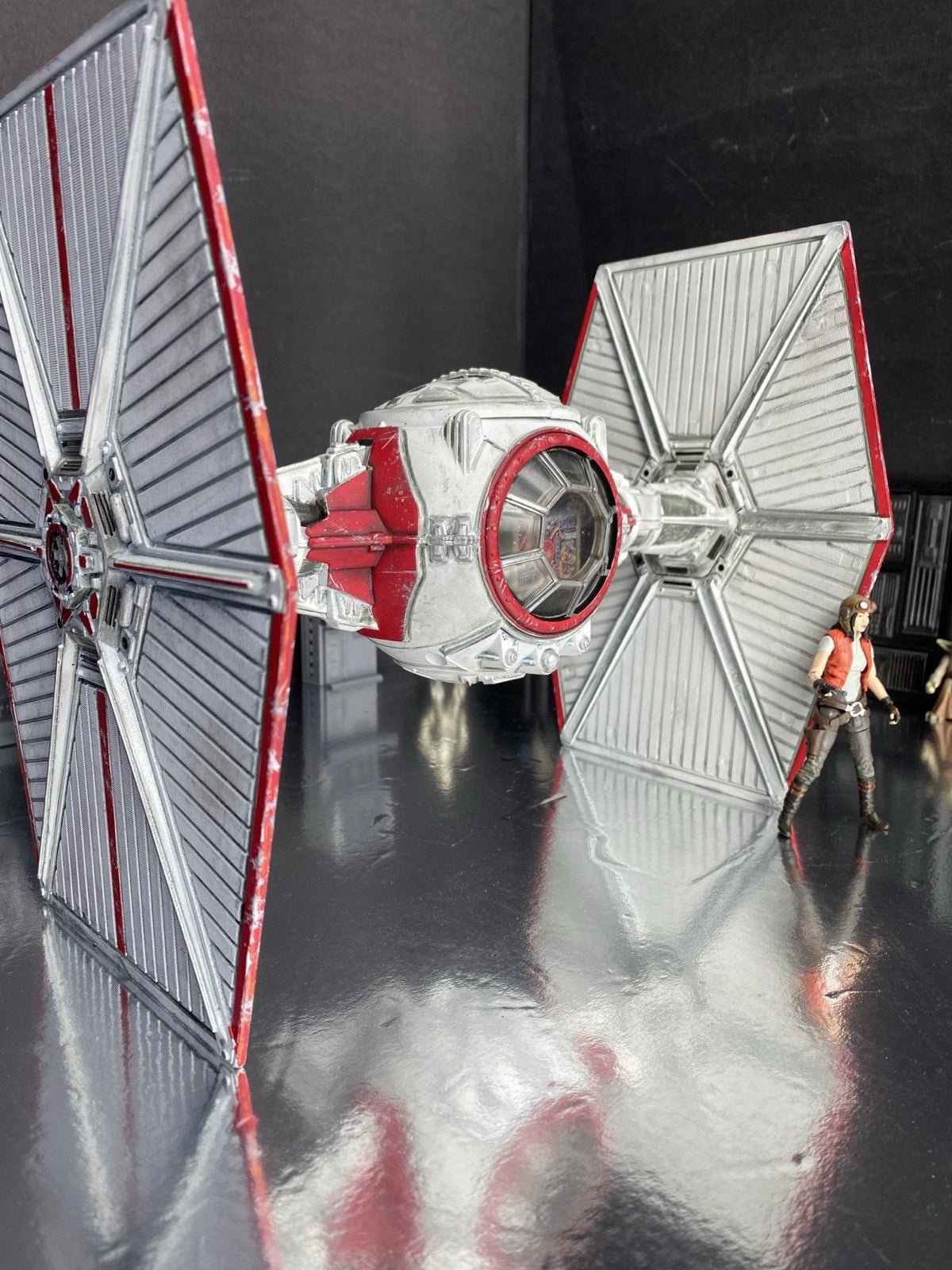 Star Wars TIE Fighter Vintage Collection Imperial Empire Sith Custom Starfighter