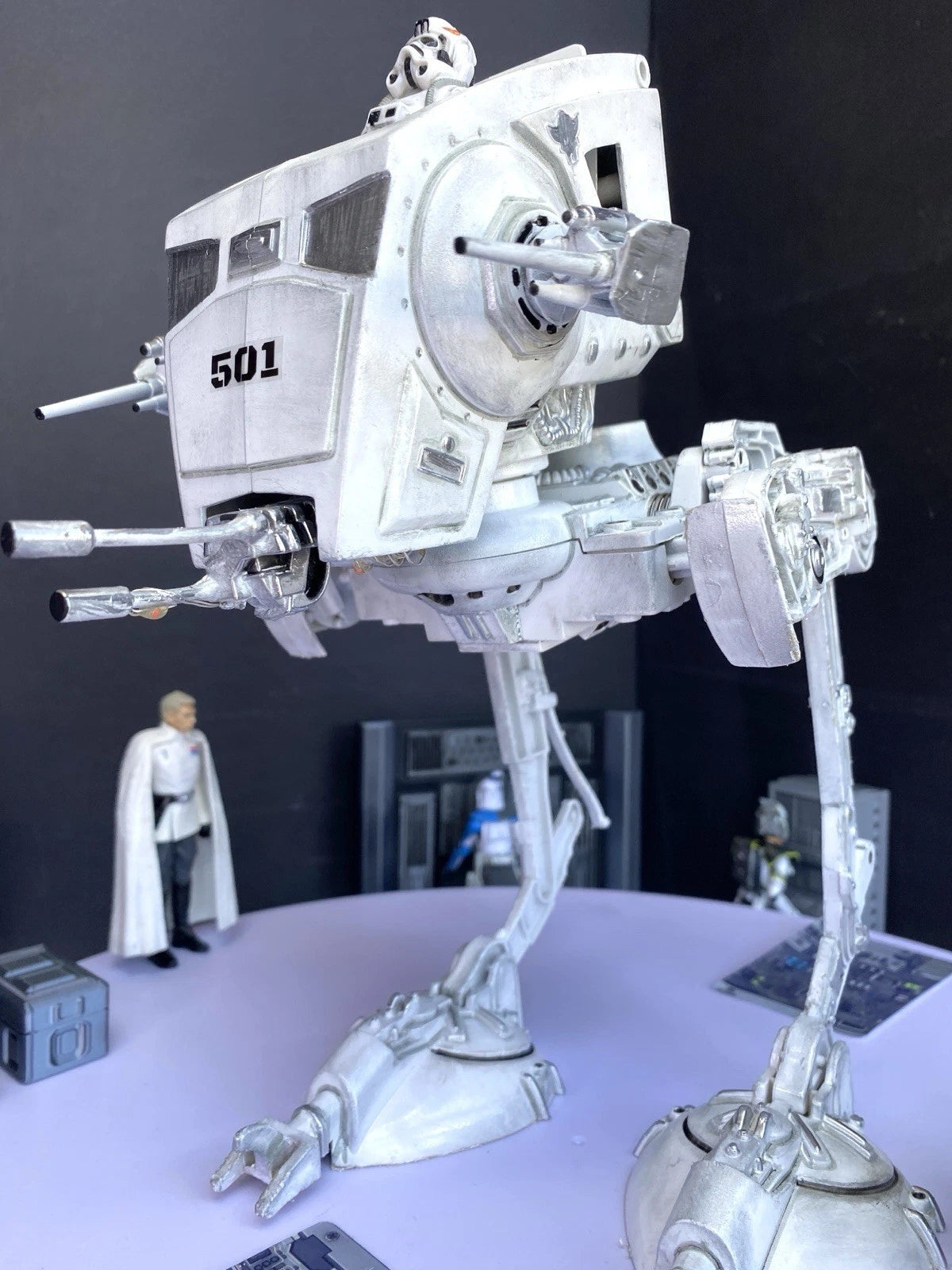 Star Wars Shin Hati Andor Custom AT-ST Empire Vintage Kenner Style Exclusive
