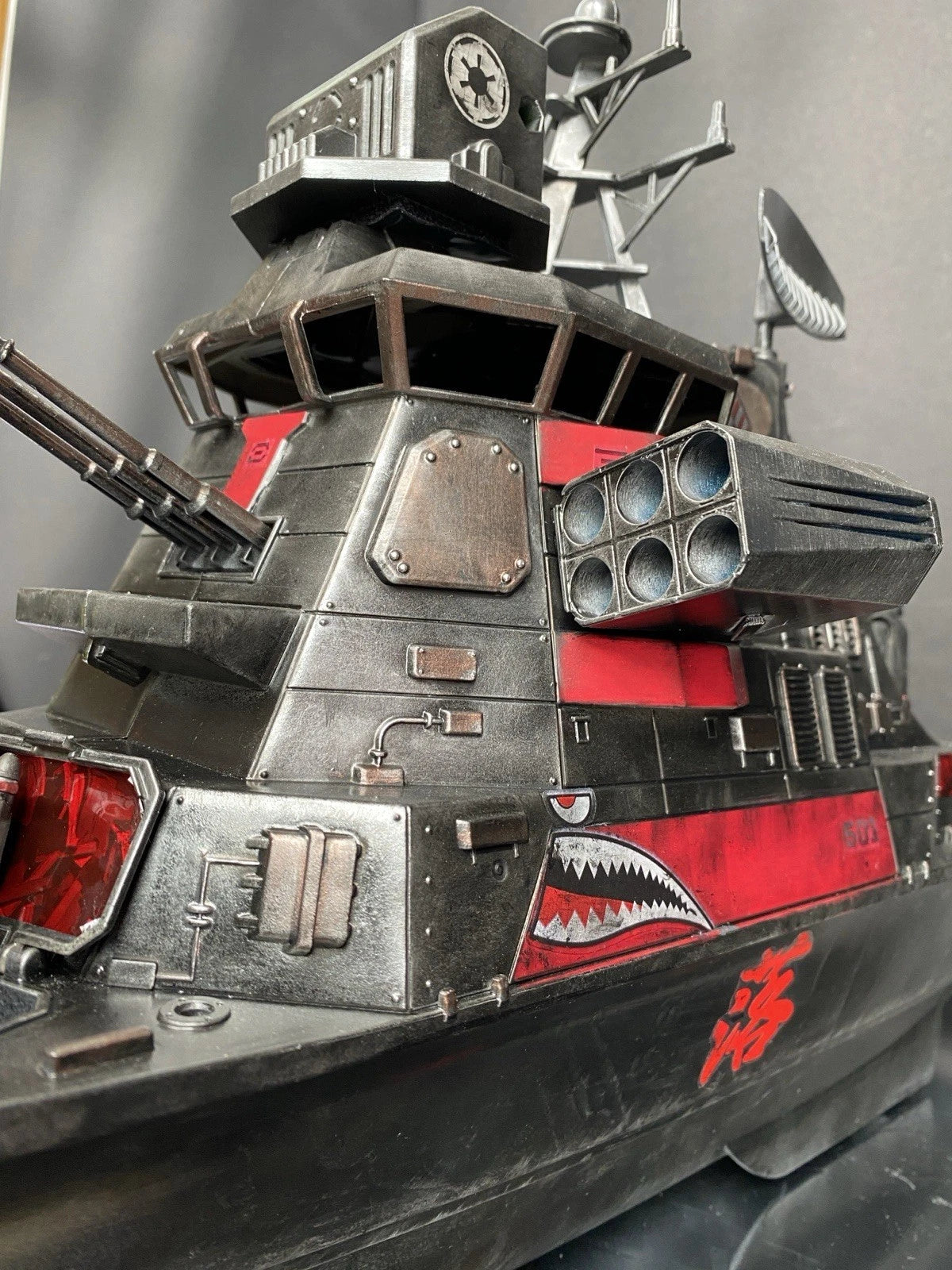 Custom Cobra Ironclad River Fortress Gunboat | G.I. Joe 3.75” Scale | Handmade