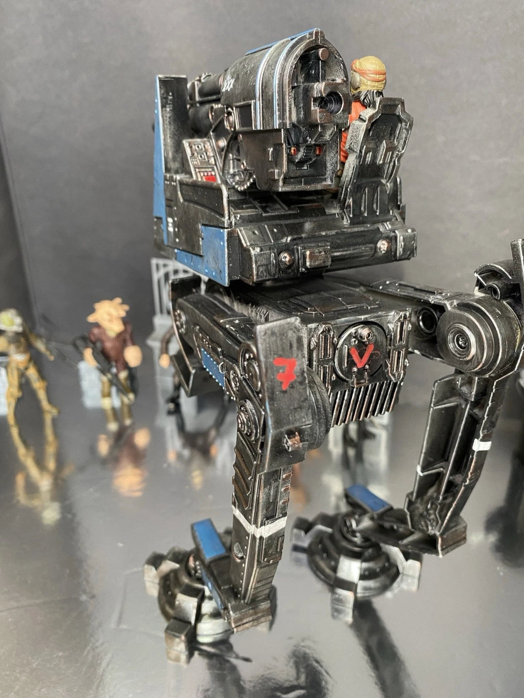 Blue Jackal Custom Imperial AT-DT War Walker 1:18 Hand-Painted One-Off Star Wars