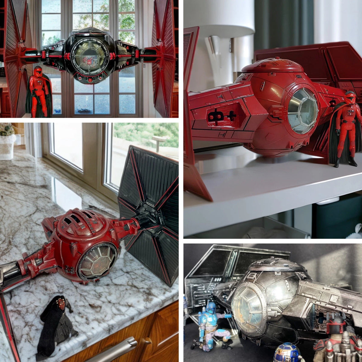 Tie Fighter Avenger You Pick Star Wars Andor Vintage Mustafar Coruscant Custom
