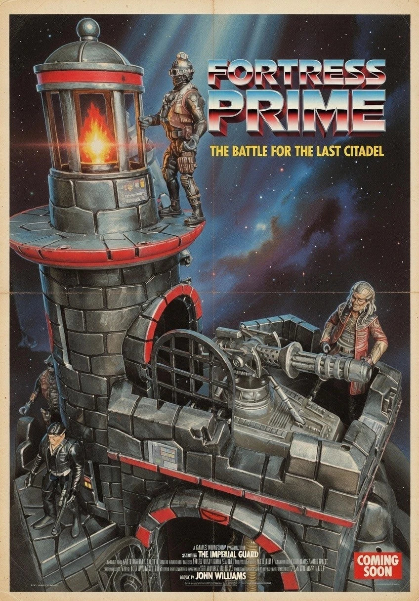 GI JOE COBRA Blackspire Outpost Fortress Diorama 1:18 3.75 Inch Vintage Custom