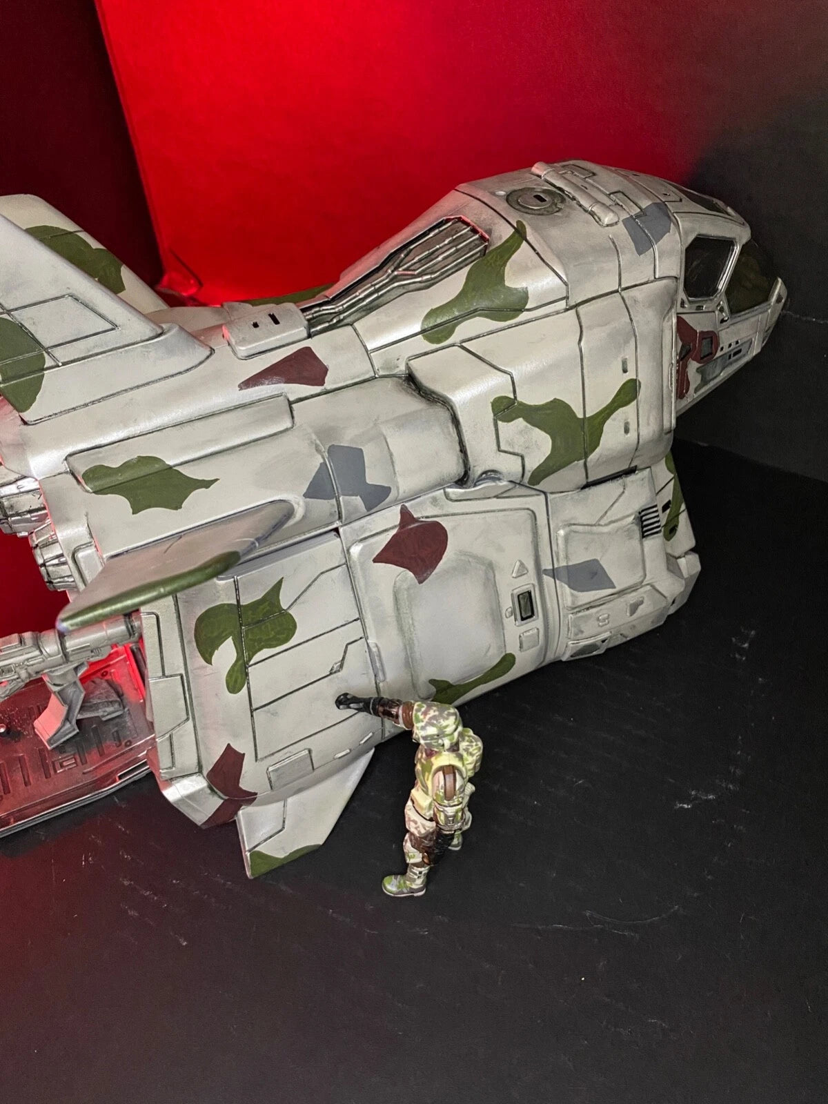 Mandalorian Star Wars kashyyyk trooper Assault Starfighter Vintage Kenner Custom - view 4