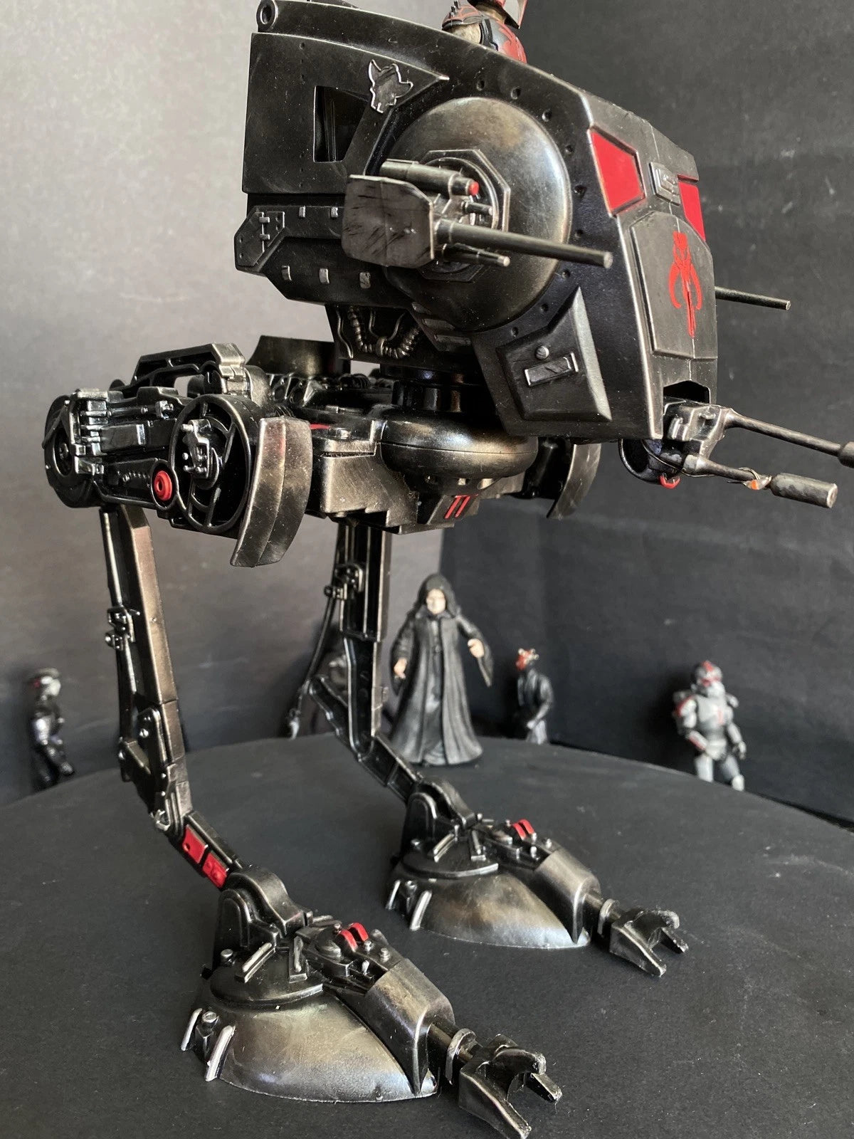 Sith Walker “MYTHOS-STRIDER” Custom AT-ST Mustafar Exegol Black Series Kenner