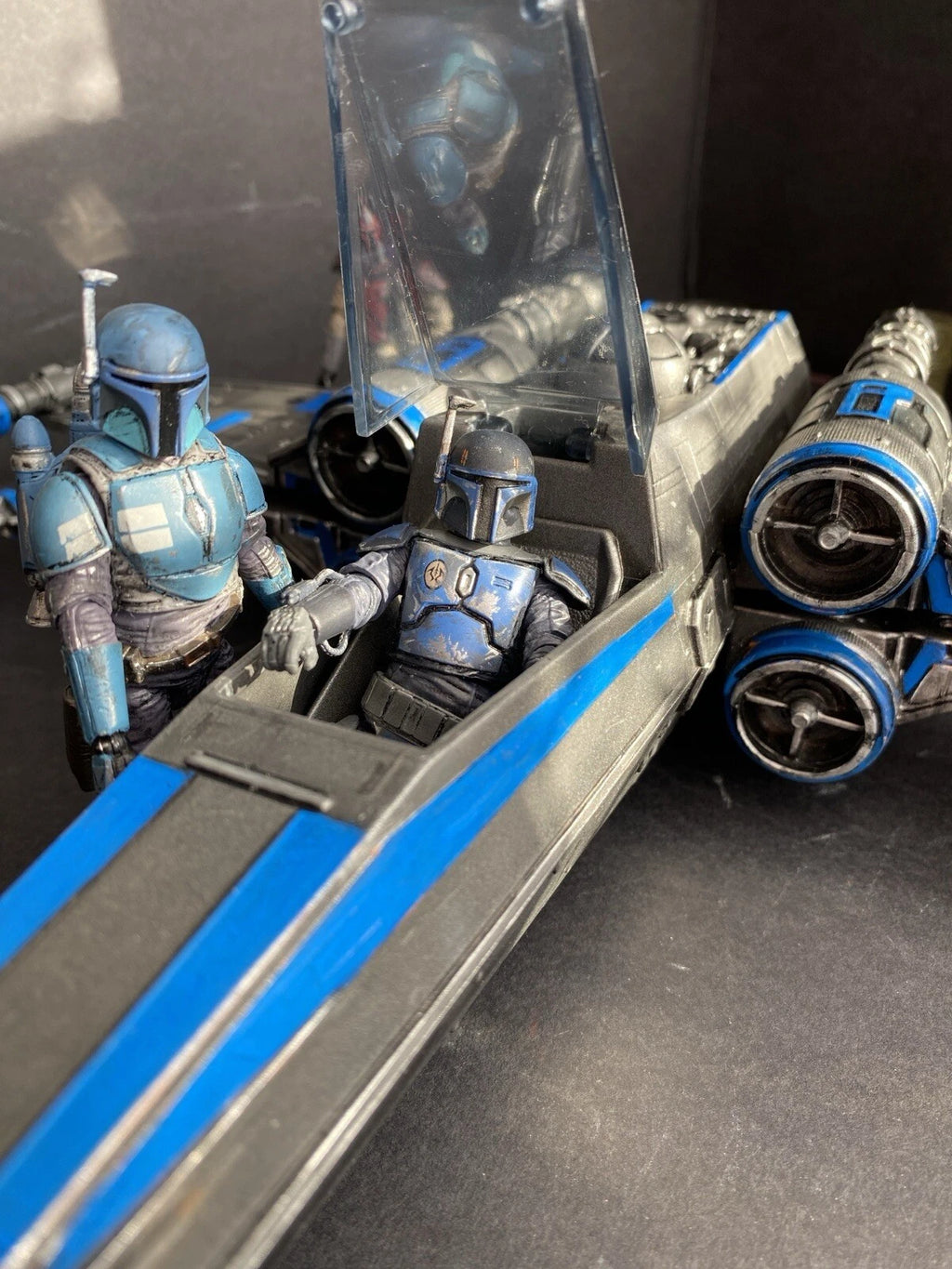 Mandalorian X-Wing Commission Kenner Sith Collectible Star Wars Custom