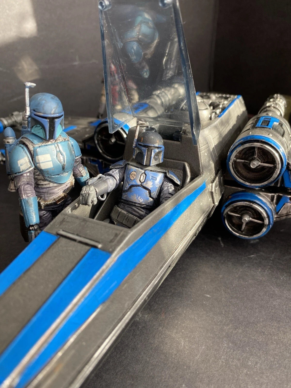 Mandalorian X-Wing Commission Kenner Sith Collectible Star Wars Custom