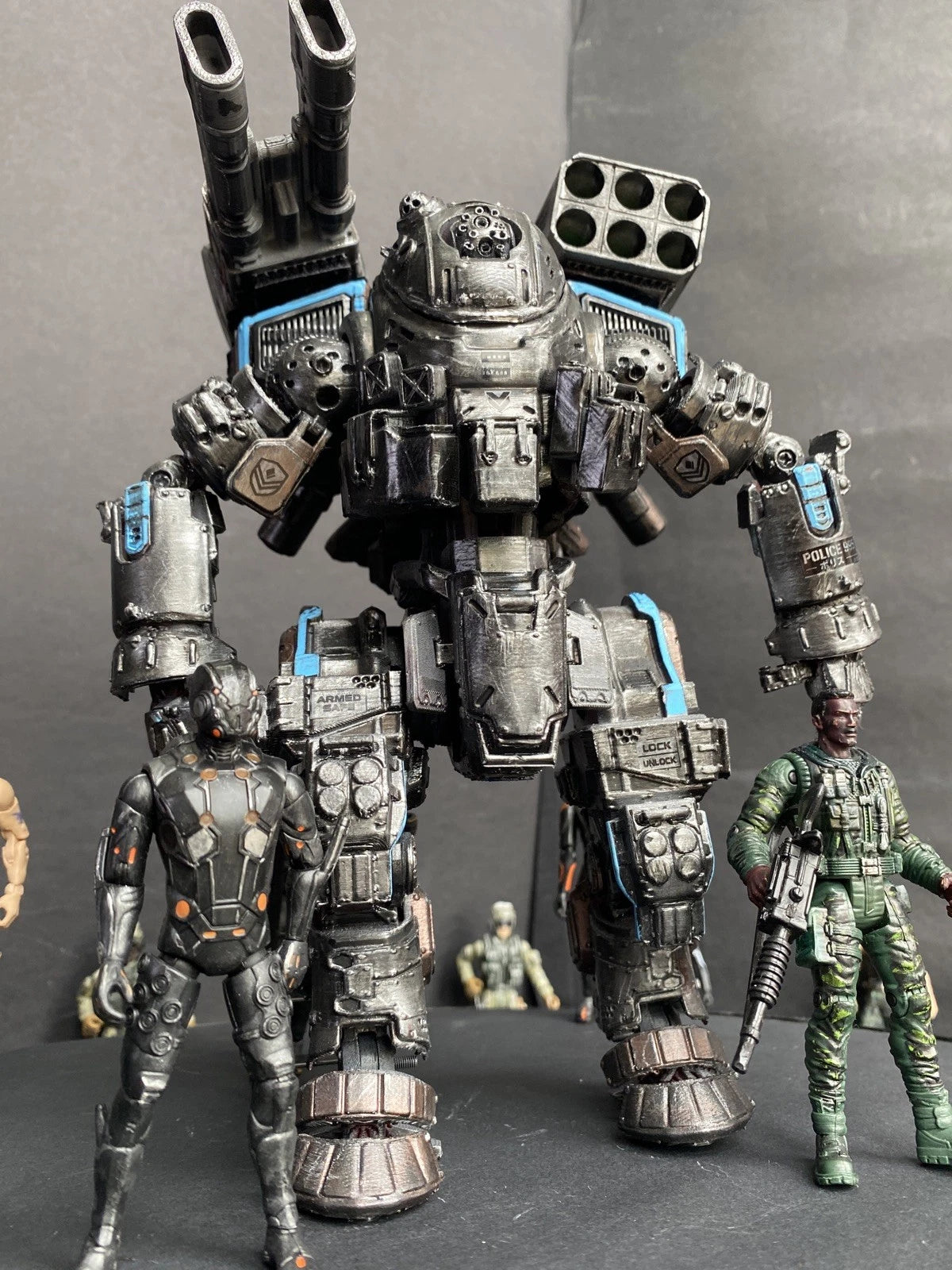 Cobra SIEGEFRAME OS-221 Urban Exo Custom Heavy Walker GI Joe vintage collectible