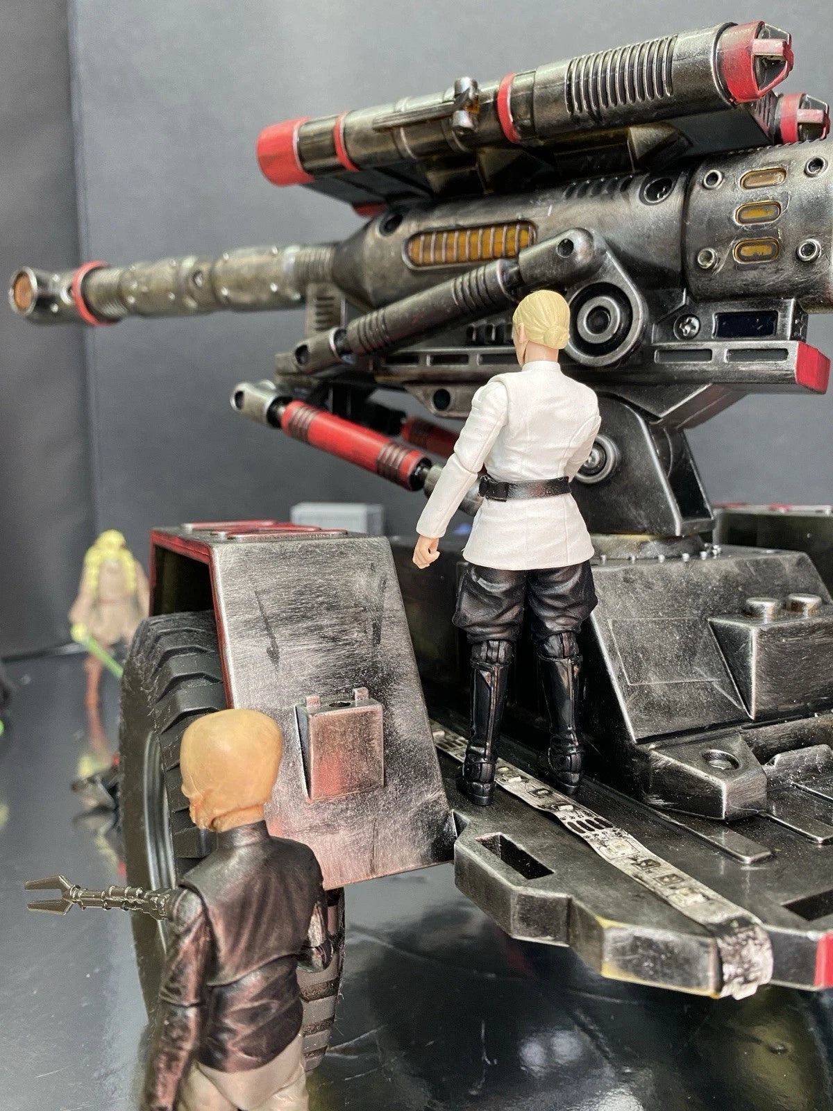 First Order Turbolaser Star Wars Heavy Artillery AV7 Andor Vintage Black Series