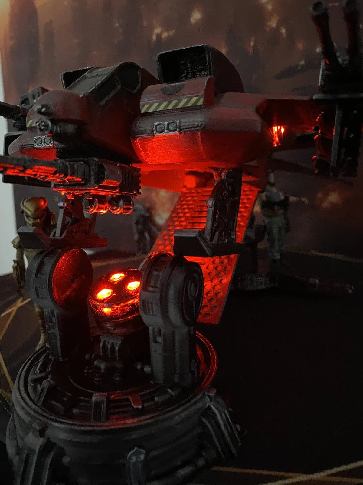 Romulus ALIENS Red Siren MR-13 Gunship Nostromo Weyland-Yutani Vintage custom