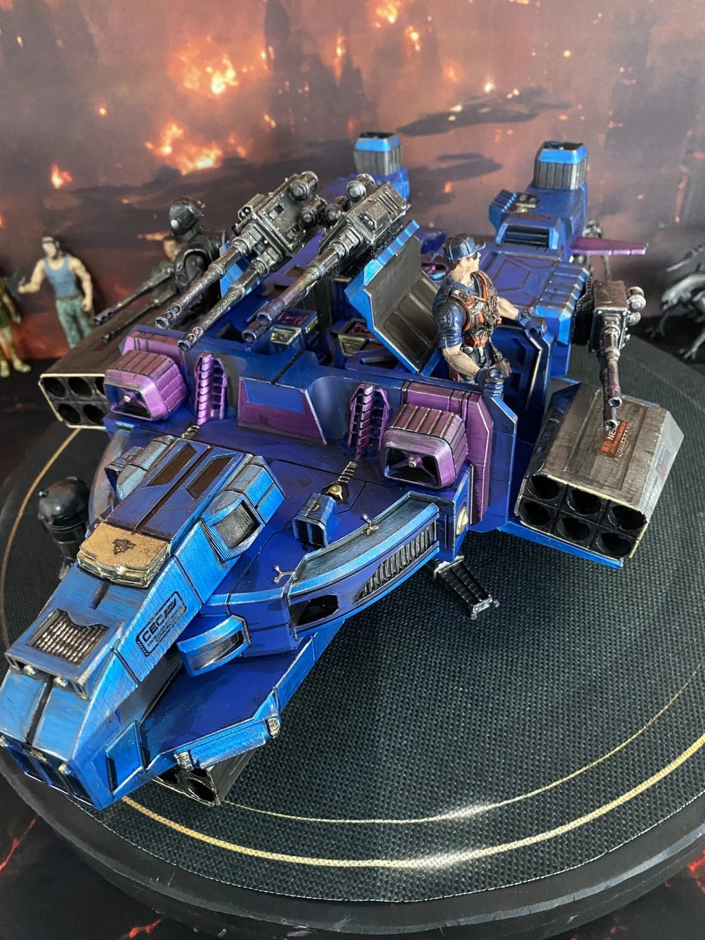 GI JOE CUSTOM VEHICLE COMMISSION COBRA 3.75 1:18 VINTAGE HASBRO COLLECTIBLE