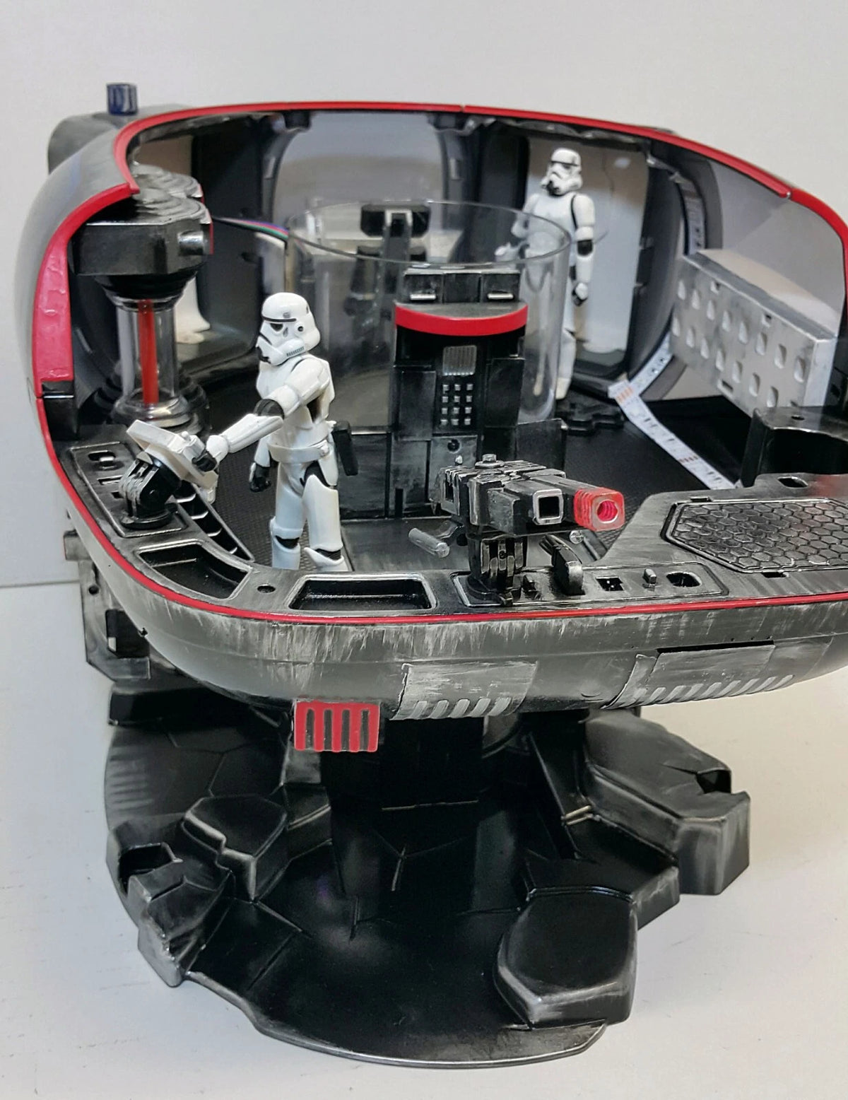 GI JOE COBRA “BLACKSITE CELL-9” CUSTOM DIORAMA OUTPOST LED LIGHT 3.75 1:18 - view 3