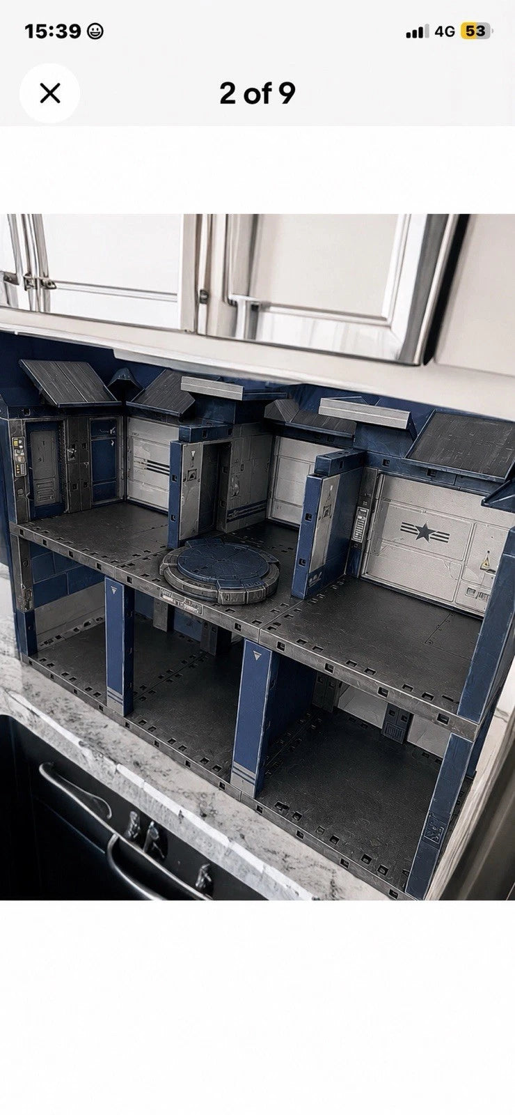 DIORAMA RESIDENT EVIL CUSTOM COMMISSION 3.75 1:18 VINTAGE HASBRO COLLECTIBLE
