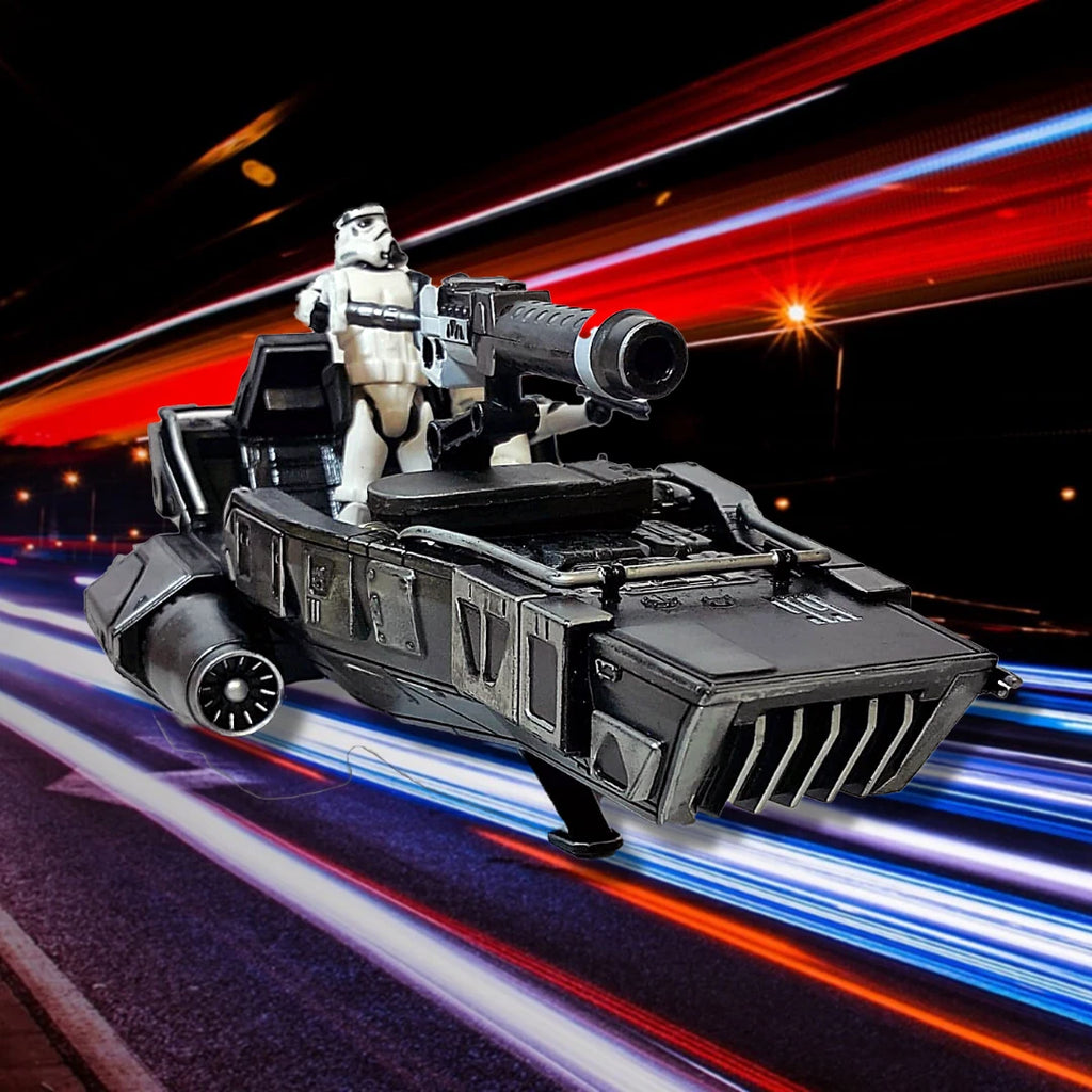 Imperial “Night Lance” Assault Speeder – Hand-Painted Star Wars vintage Custom - view 13