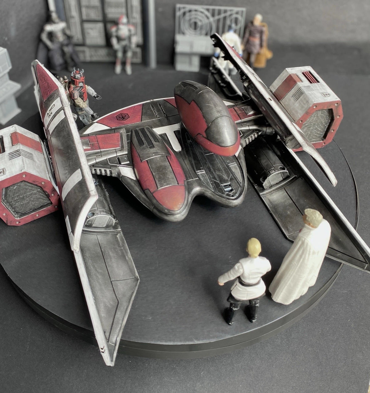 Mandalorian Star Wars Andor Republic Droid Fighter Kenner Vintage Collectible