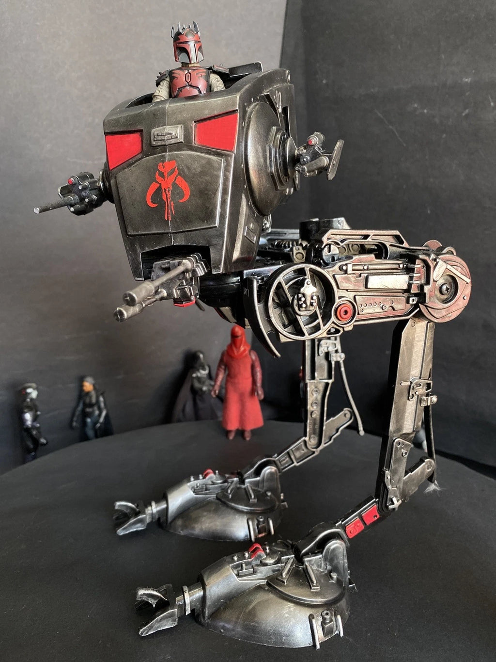 Sith Walker “MYTHOS-STRIDER” Custom AT-ST Mustafar Exegol Black Series Kenner