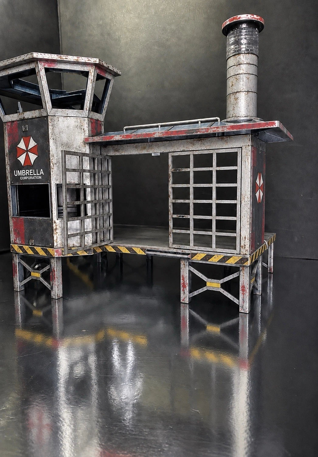 DIORAMA RESIDENT EVIL CUSTOM COMMISSION 3.75 1:18 VINTAGE HASBRO COLLECTIBLE