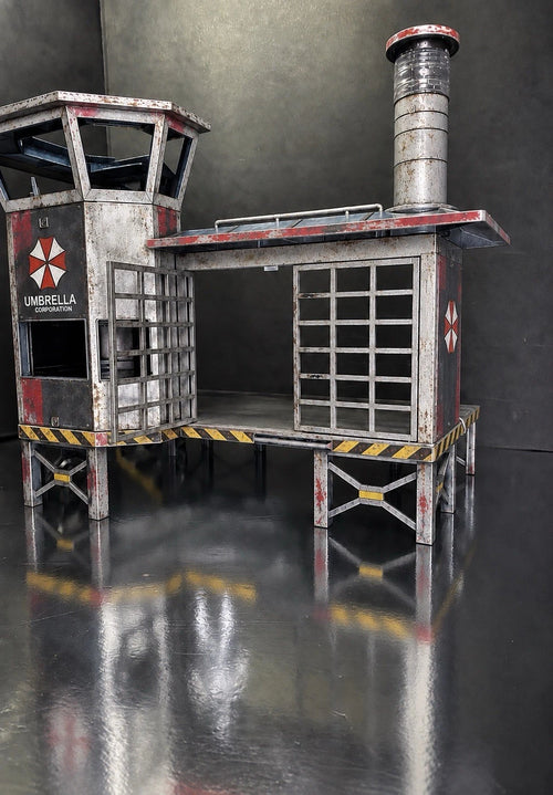 DIORAMA RESIDENT EVIL CUSTOM COMMISSION 3.75 1:18 VINTAGE HASBRO COLLECTIBLE