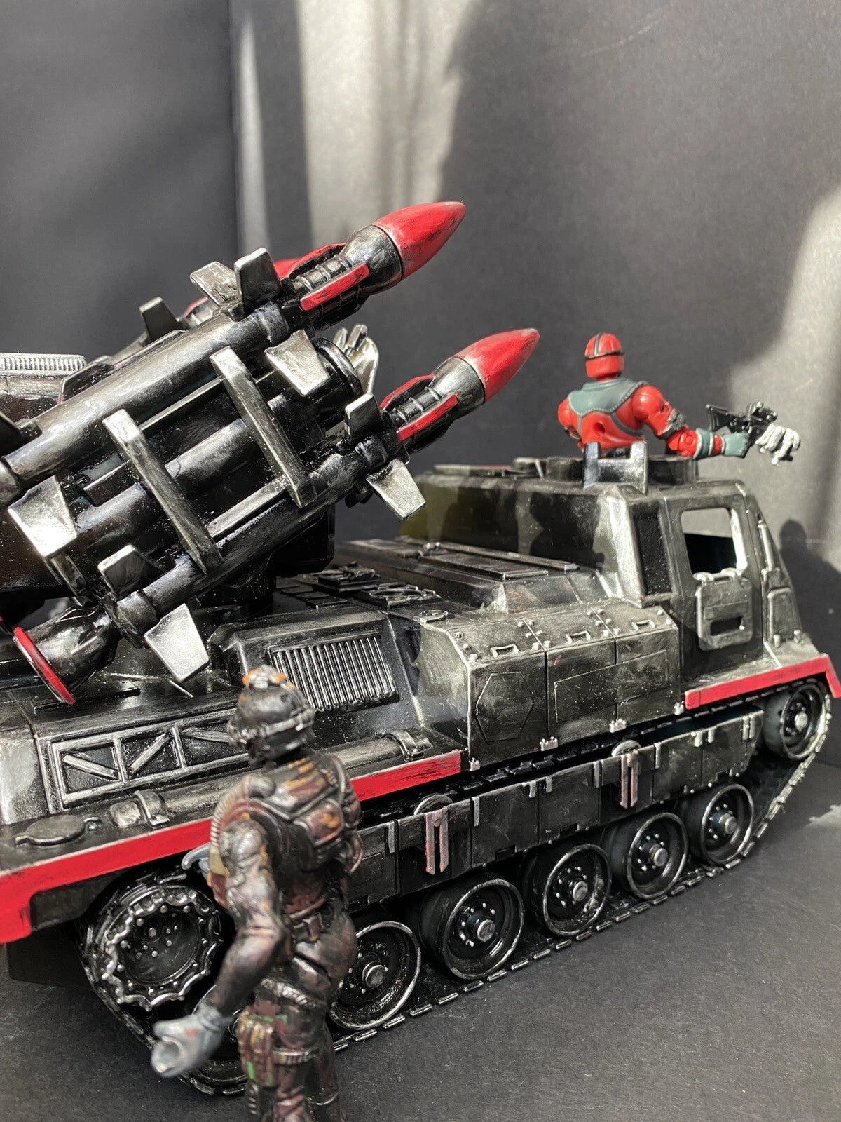 COBRA “RATTLETRACK” MISSILE CRAWLER | GI JOE Heavy Strike Launcher collectible