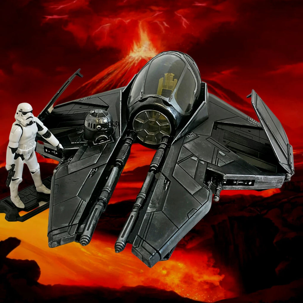 Black Howl Interceptor – Star Wars Custom Sith Starfighter Fallen Empire Vintage - view 13