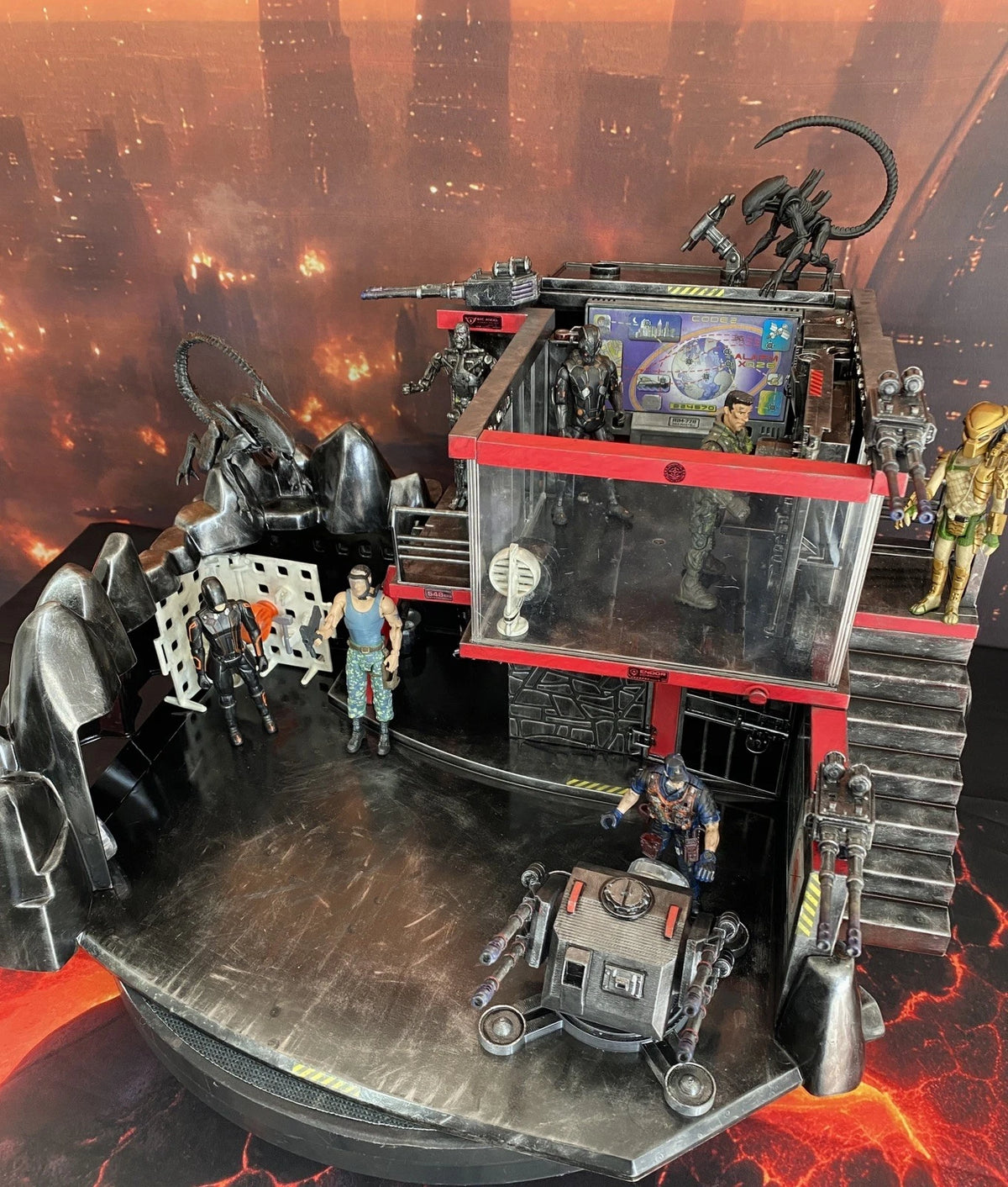 Aliens Hadley Bastion-54 Colonial Marines Outpost Weyland Yutani Romulus Diorama