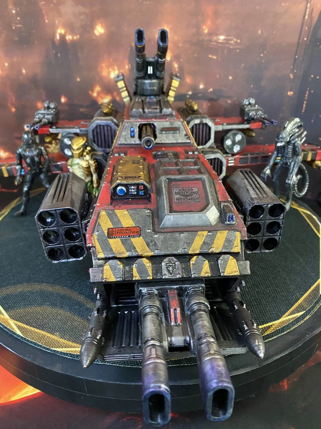 Aliens Predator WEYLAND-YUTANI “OBSIDIAN CLAUSE” GUNSHIP |  Romulus Earth Custom