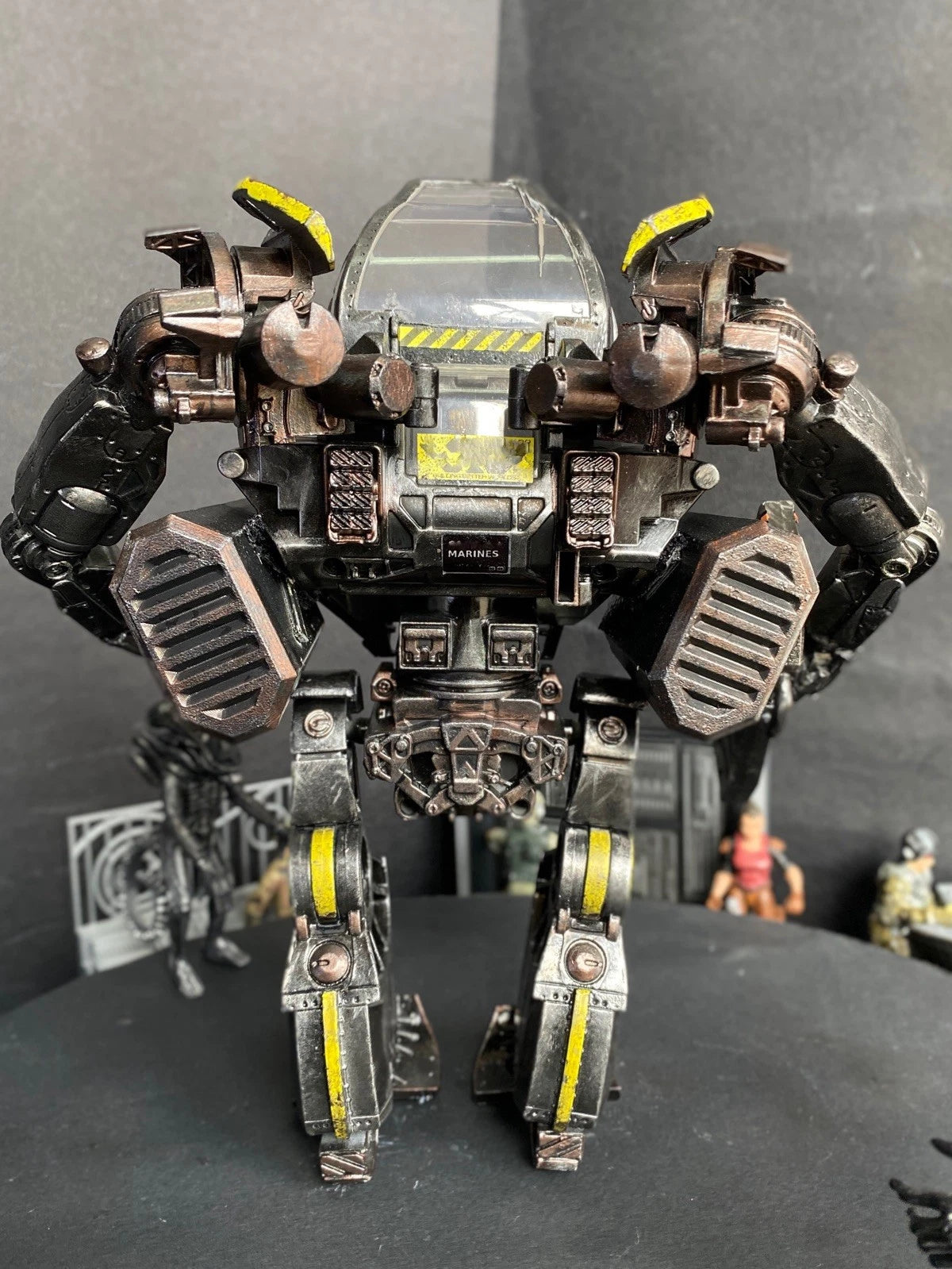 GI JOE COBRA CUSTOM SIEGE MECH WALKER 3.75 HASBRO VINTAGE VEHICLE COLLECTIBLE