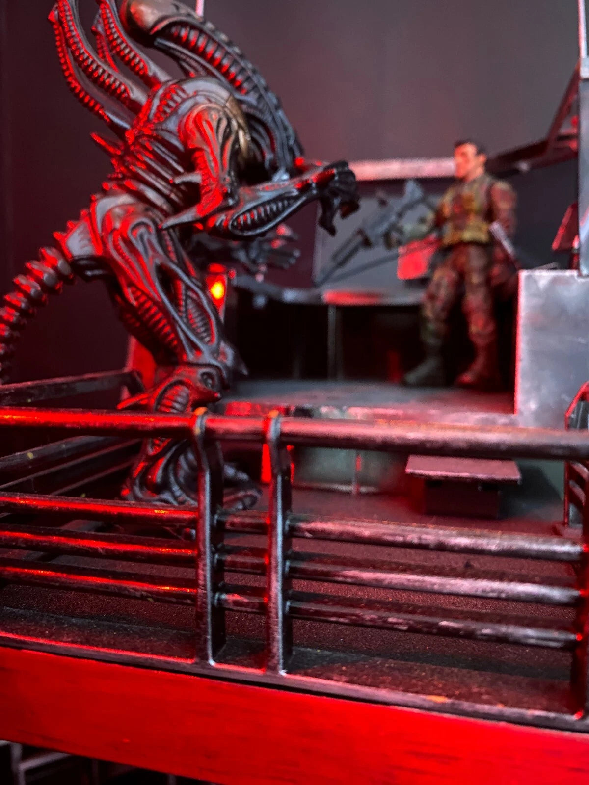 ALIENS CUSTOM DIORAMA HADLEY HOPE WEYLAND YUTANI COLONIAL MARINES COLLECTIBLE - view 5