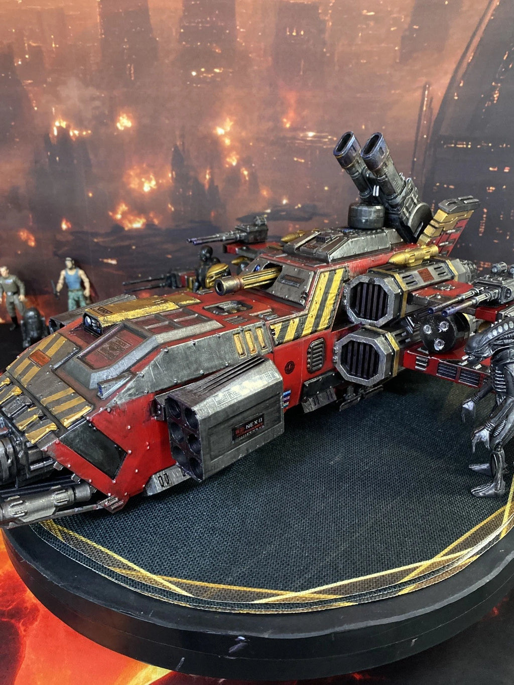 Aliens Predator WEYLAND-YUTANI “OBSIDIAN CLAUSE” GUNSHIP |  Romulus Earth Custom