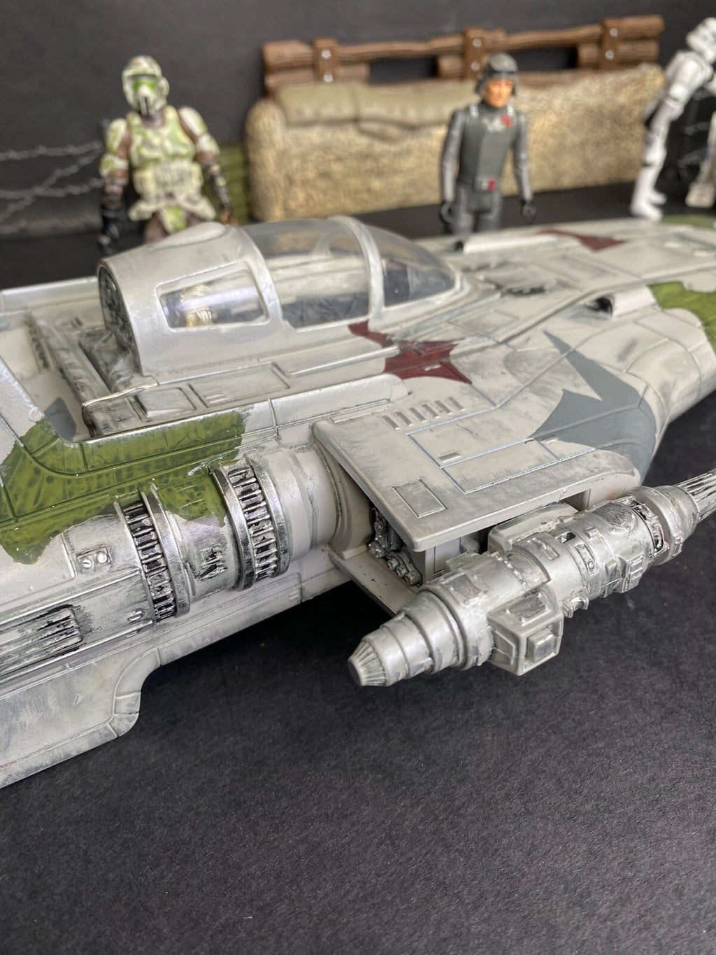 A-Wing “Hunter’s Fang” –  Rebel Interceptor Kashyyyk Camo Starfighter Star Wars - view 13